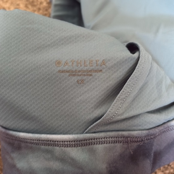 Athleta Blue Tie Dye Sports Bra - Picture 2 of 3